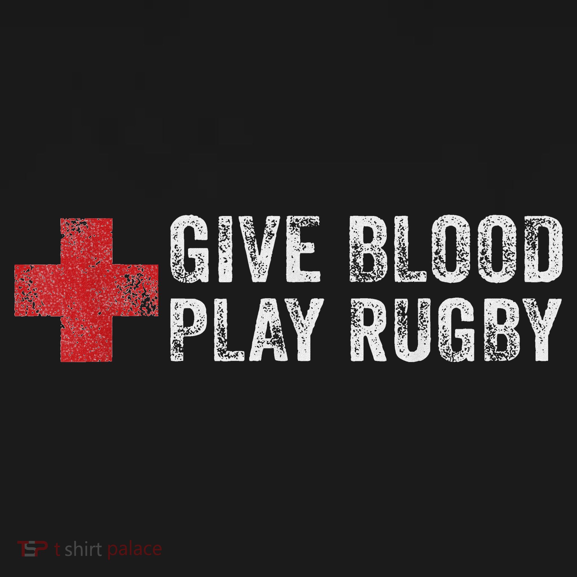 Give Blood Play Rugby Player Funny Rugger League Union Women's Hoodie