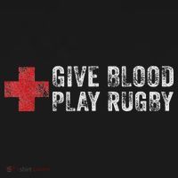 Give Blood Play Rugby Player Funny Rugger League Union Women's Tank Top thumb 5