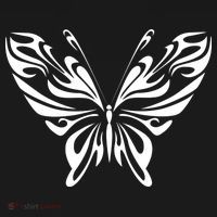 Grunge Butterfly Pattern Doggie Tank thumb 4