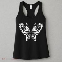 Grunge Butterfly Pattern Women's Tank Top thumb 3