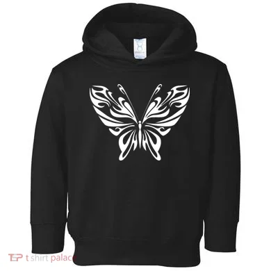 Grunge Butterfly Pattern Toddler Hoodie