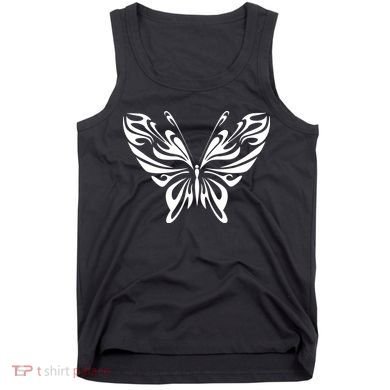 Grunge Butterfly Pattern Tank Top