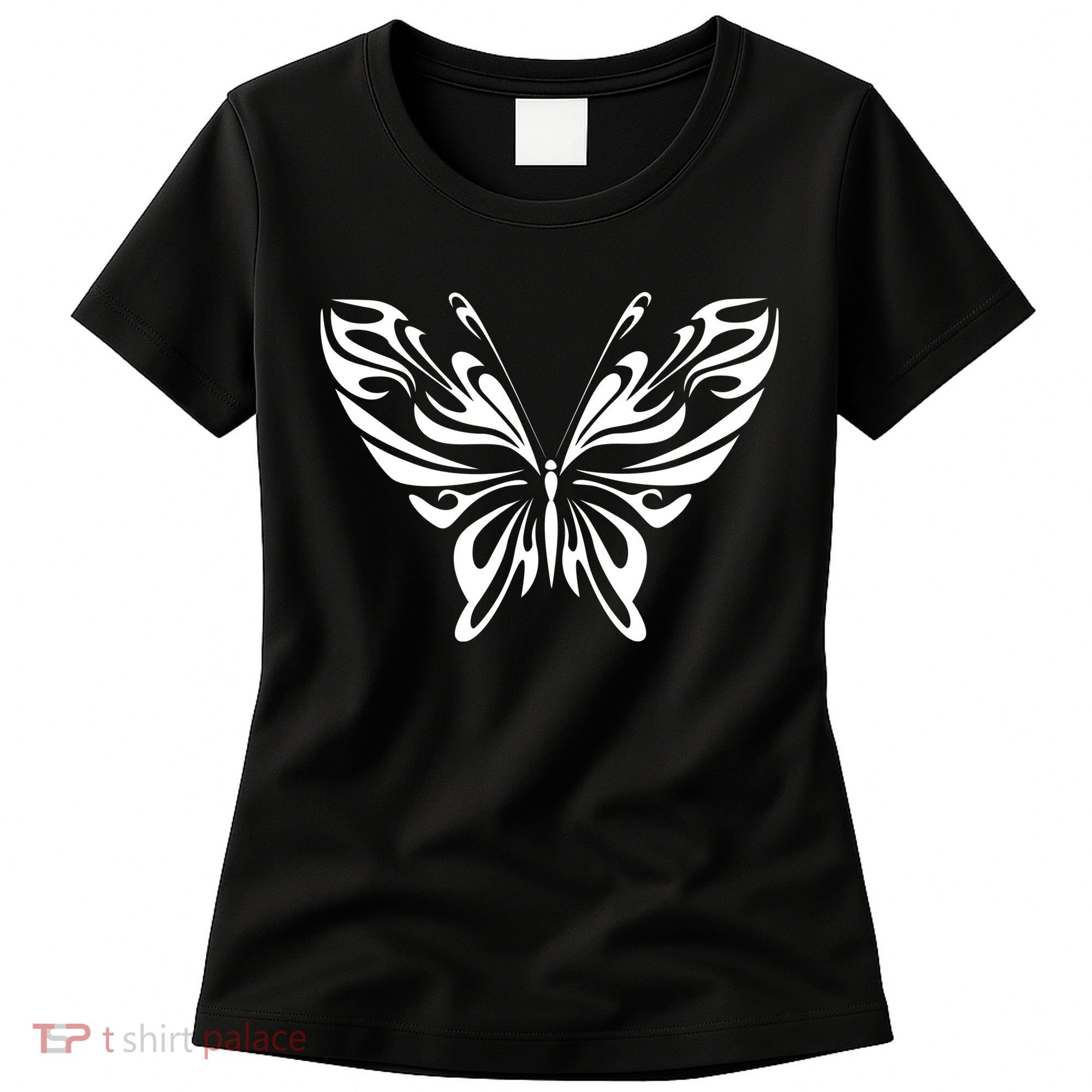Grunge Butterfly Pattern Women's T-Shirt