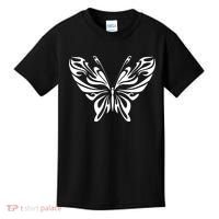 Grunge Butterfly Pattern Kids T-Shirt thumb 0