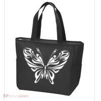 Grunge Butterfly Pattern Tote Bag thumb 3