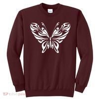 Grunge Butterfly Pattern Sweatshirt thumb 0