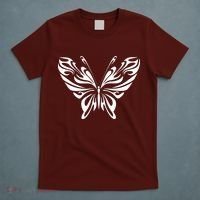Grunge Butterfly Pattern T-Shirt thumb 5