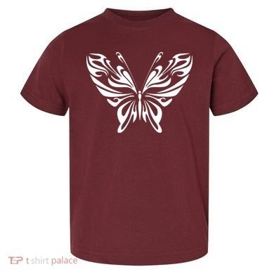 Grunge Butterfly Pattern Toddler T-Shirt