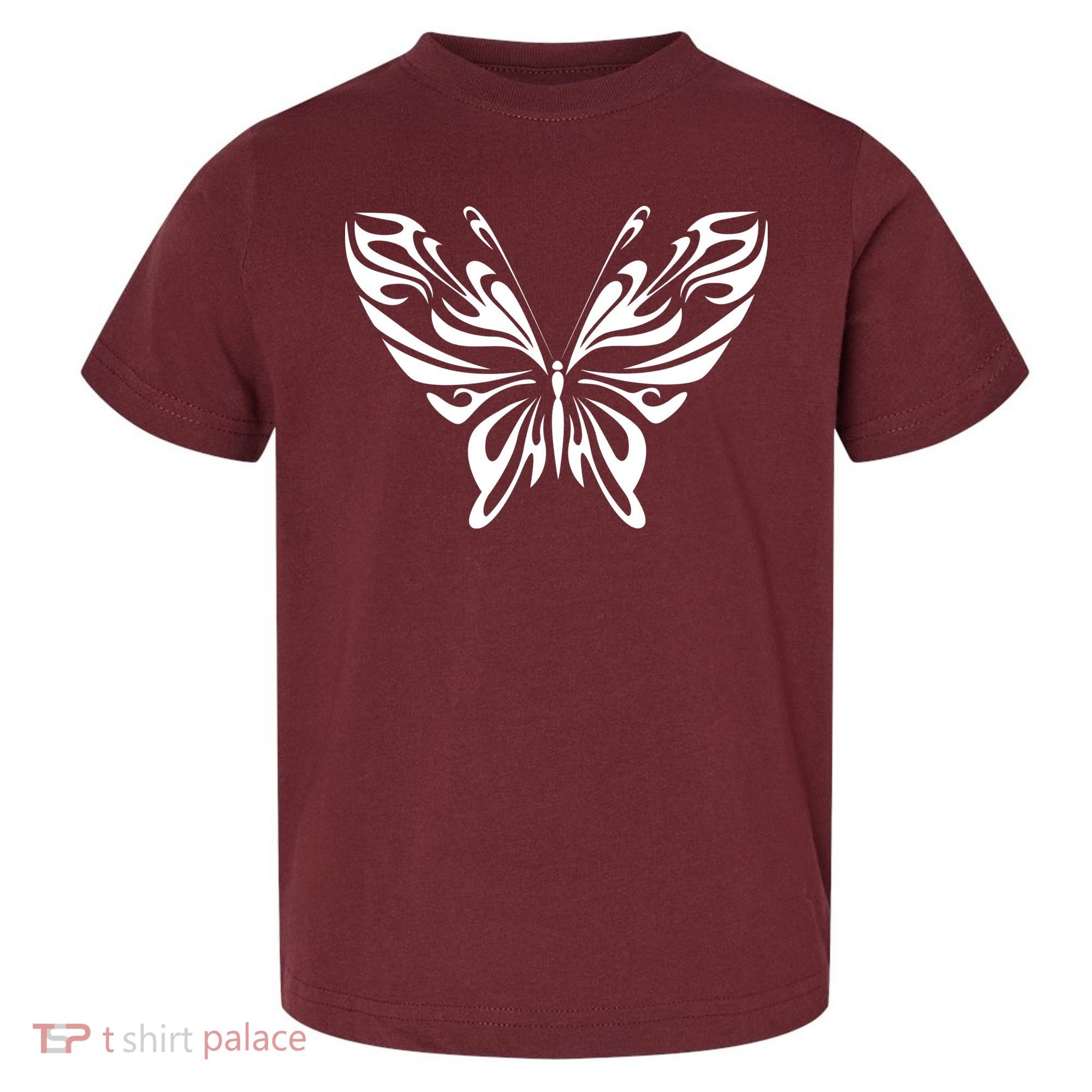 Grunge Butterfly Pattern Toddler T-Shirt
