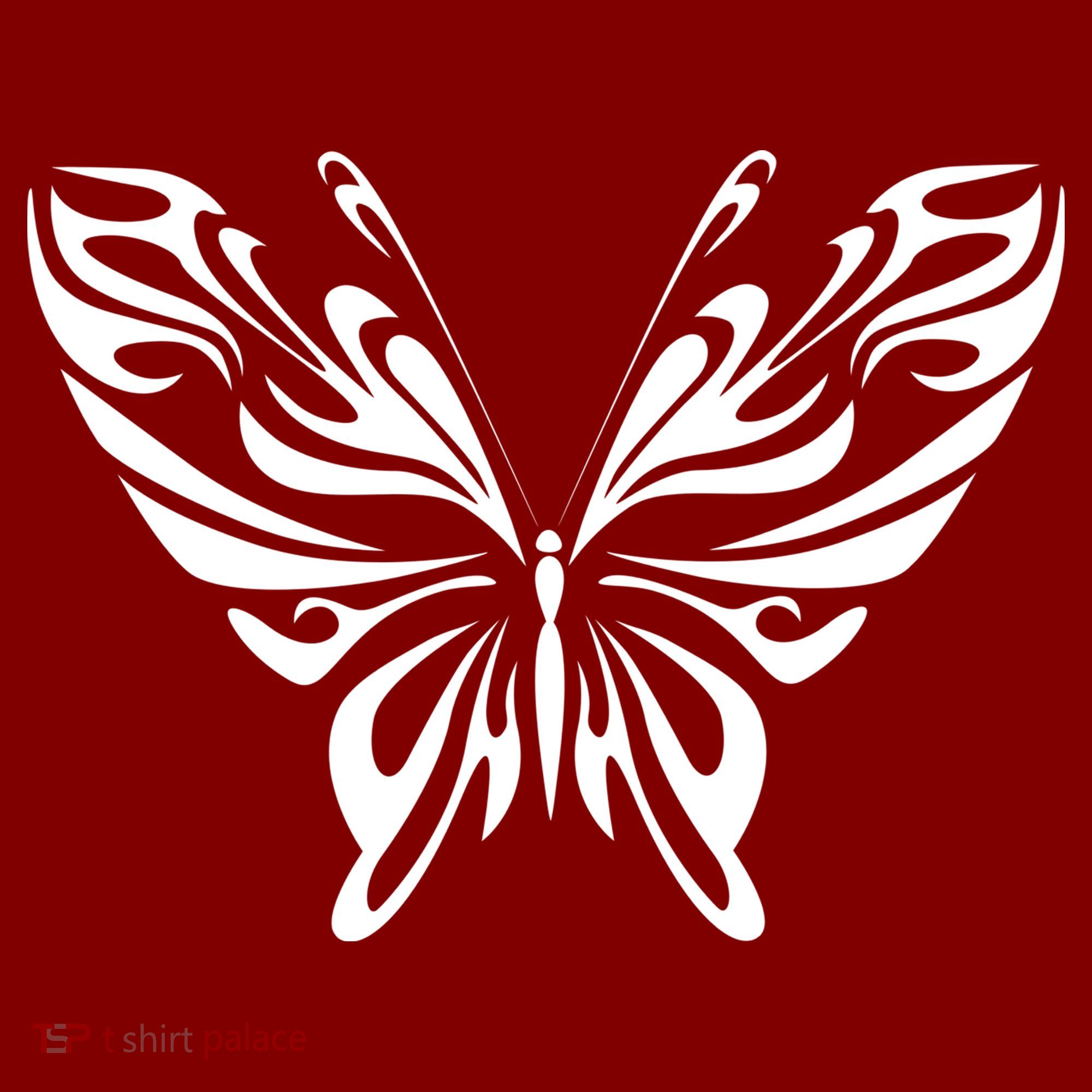 Grunge Butterfly Pattern Visor
