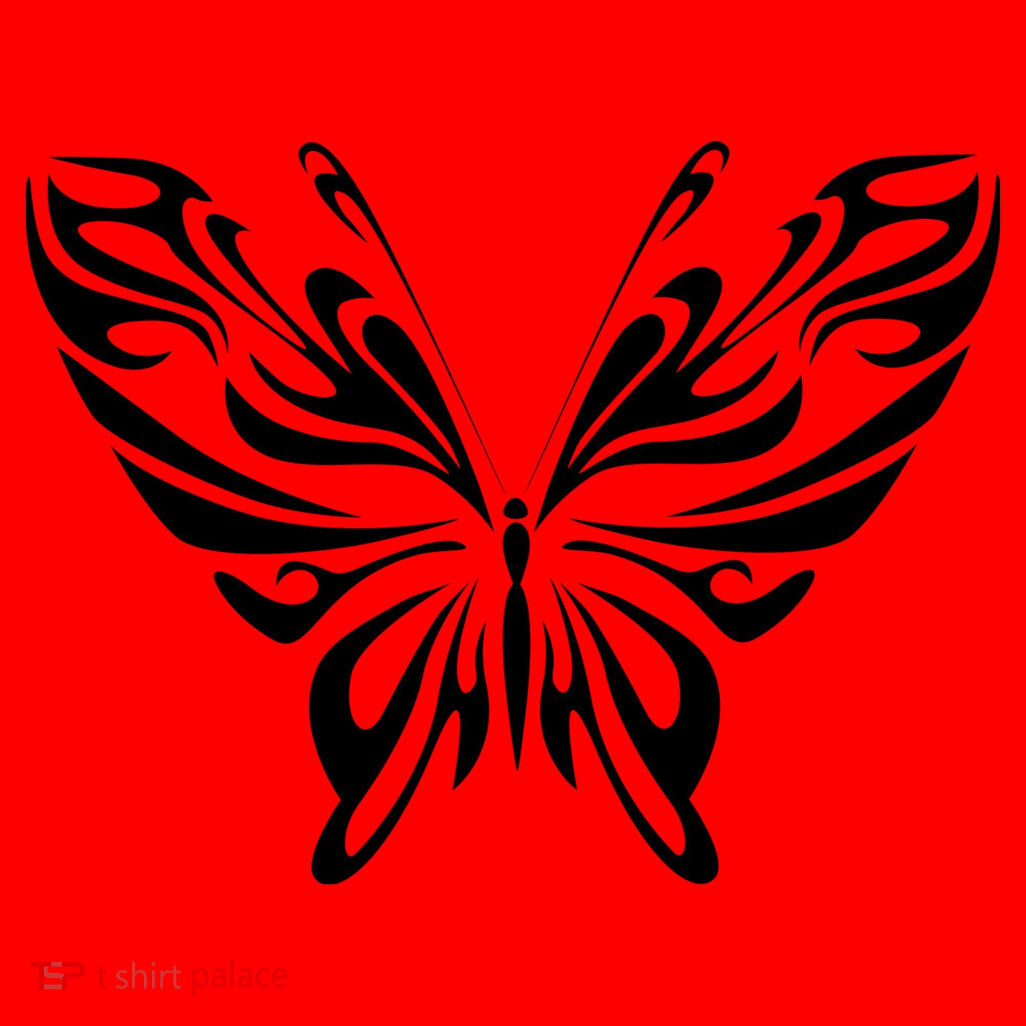 Grunge Butterfly Pattern Santa Hat