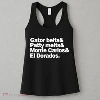 Gator Belts & Patty Melts & Monte Carlos & El Dorados Women's Tank Top thumb 3