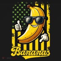 Graphic Bananas Proud Name Retro American Flag Bananas Lover Bucket Hat thumb 4