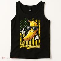 Graphic Bananas Proud Name Retro American Flag Bananas Lover Tank Top thumb 2