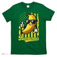 Graphic Bananas Proud Name Retro American Flag Bananas Lover T-Shirt thumb 0