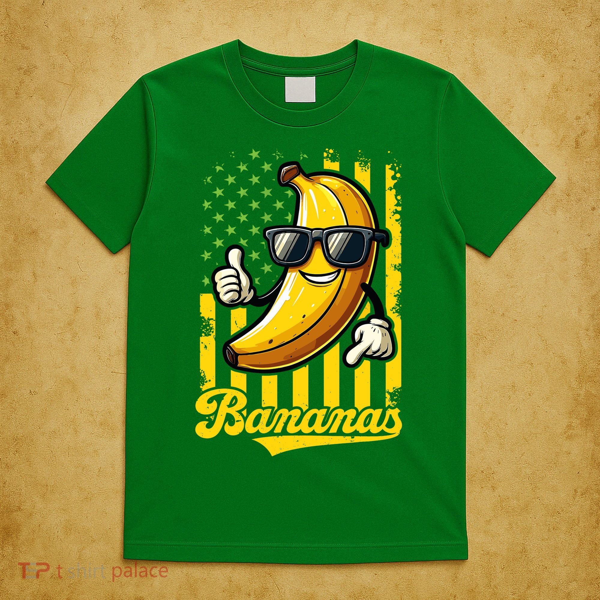 Graphic Bananas Proud Name Retro American Flag Bananas Lover T-Shirt