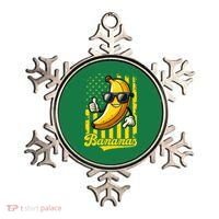 Graphic Bananas Proud Name Retro American Flag Bananas Lover Ornament thumb 0