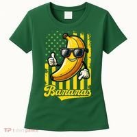 Graphic Bananas Proud Name Retro American Flag Bananas Lover Women's T-Shirt thumb 0