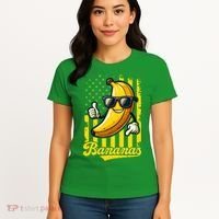 Graphic Bananas Proud Name Retro American Flag Bananas Lover Women's T-Shirt thumb 4