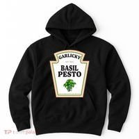 Garlicky Basil Pesto Condiment Costume Party Matching Hoodie thumb 0