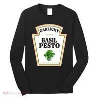 Garlicky Basil Pesto Condiment Costume Party Matching Long Sleeve Shirt thumb 0