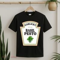 Garlicky Basil Pesto Condiment Costume Party Matching T-Shirt thumb 2