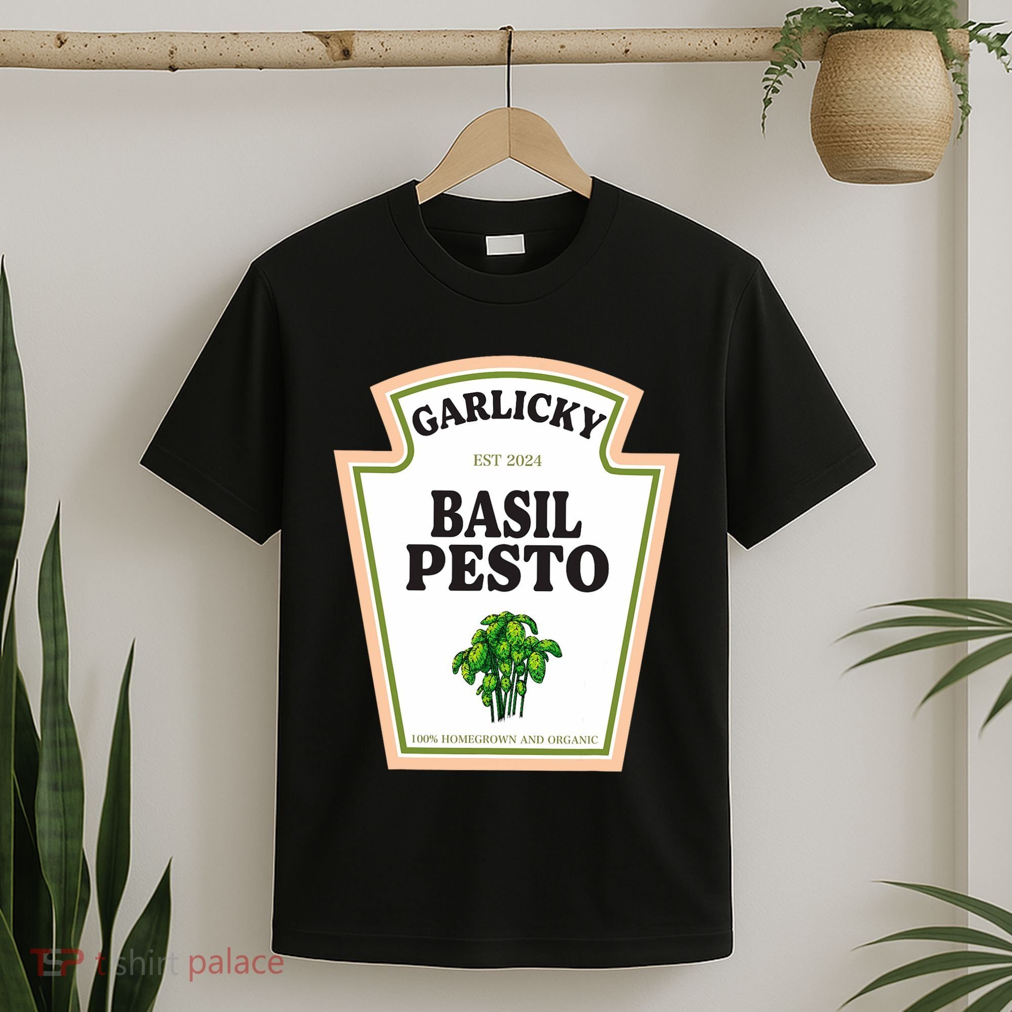 Garlicky Basil Pesto Condiment Costume Party Matching T-Shirt