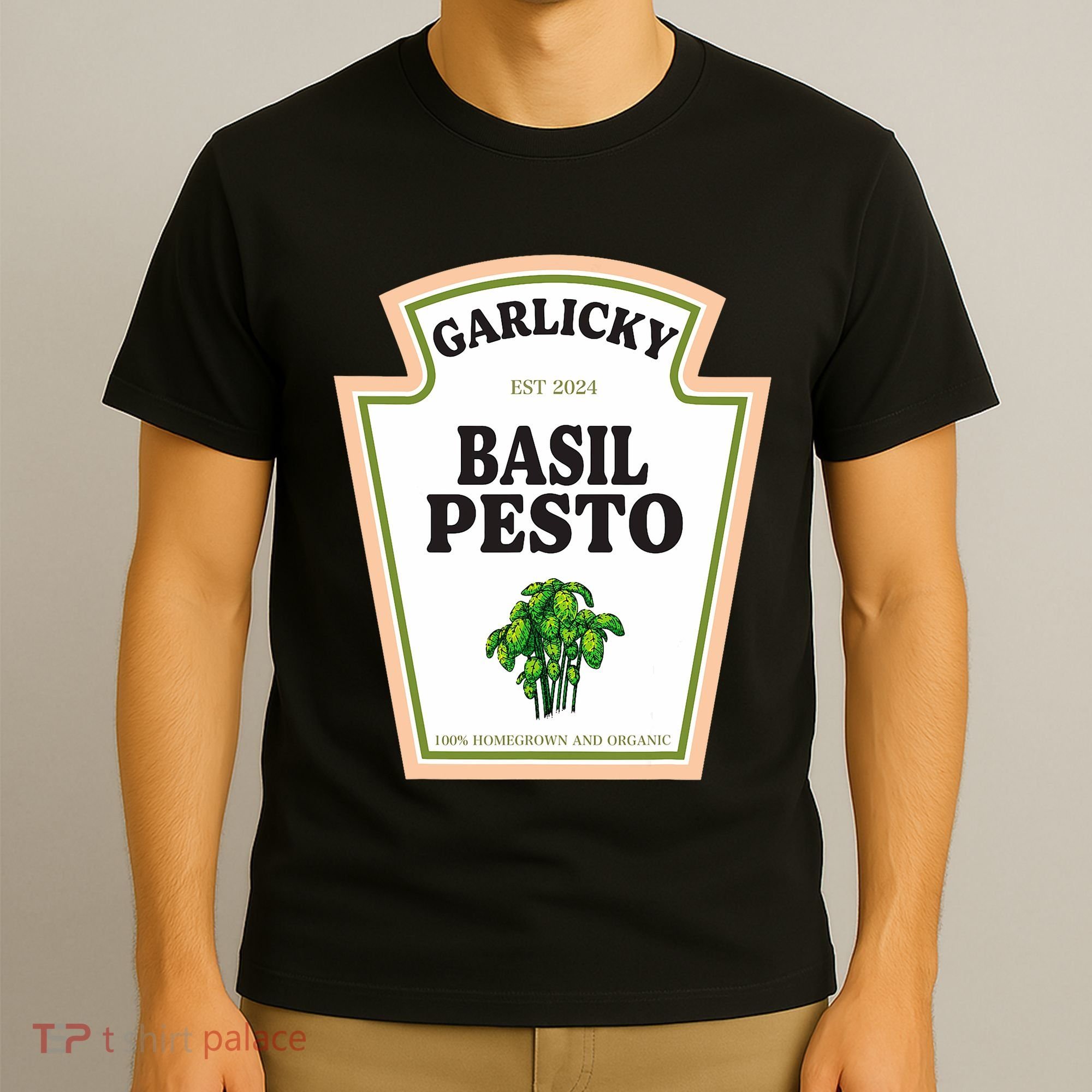 Garlicky Basil Pesto Condiment Costume Party Matching T-Shirt