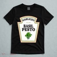 Garlicky Basil Pesto Condiment Costume Party Matching T-Shirt thumb 5