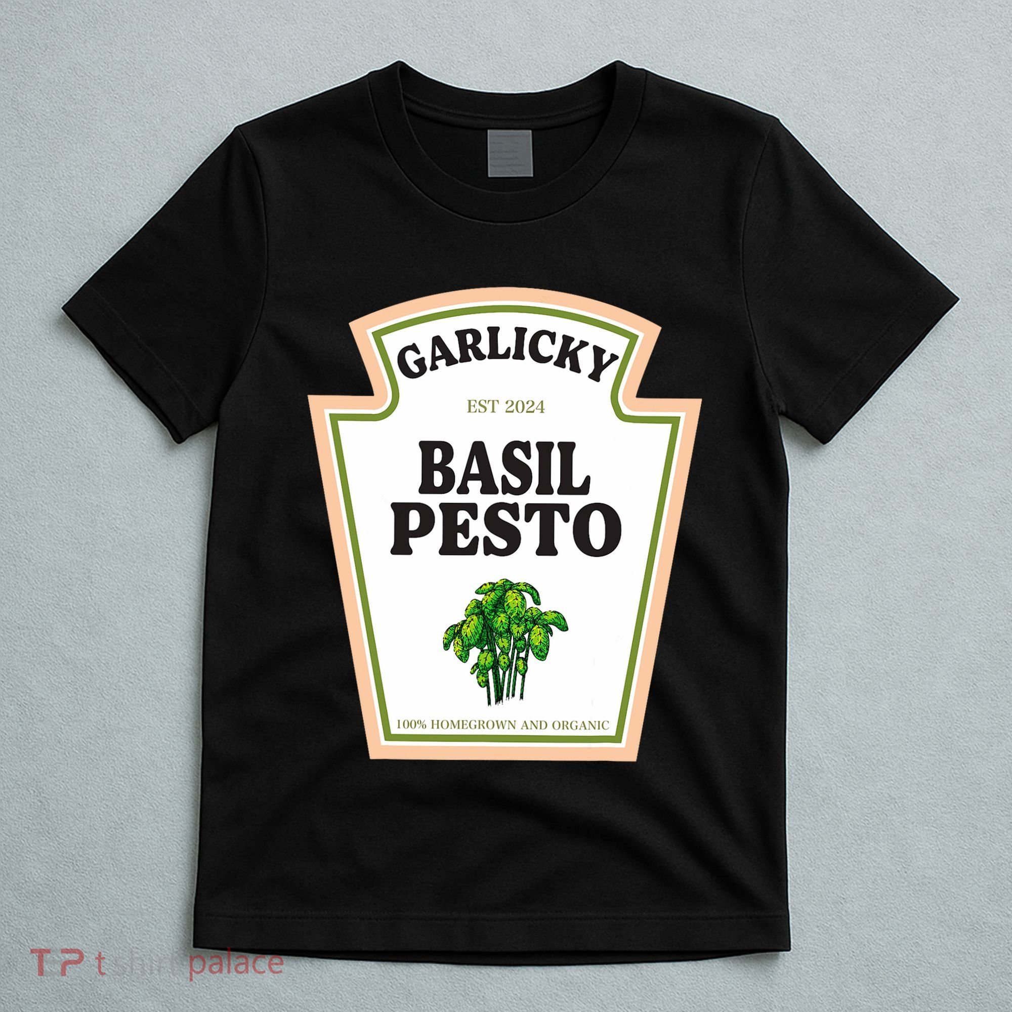 Garlicky Basil Pesto Condiment Costume Party Matching T-Shirt