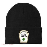 Garlicky Basil Pesto Condiment Costume Party Matching Beanie thumb 0
