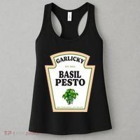 Garlicky Basil Pesto Condiment Costume Party Matching Women's Tank Top thumb 3
