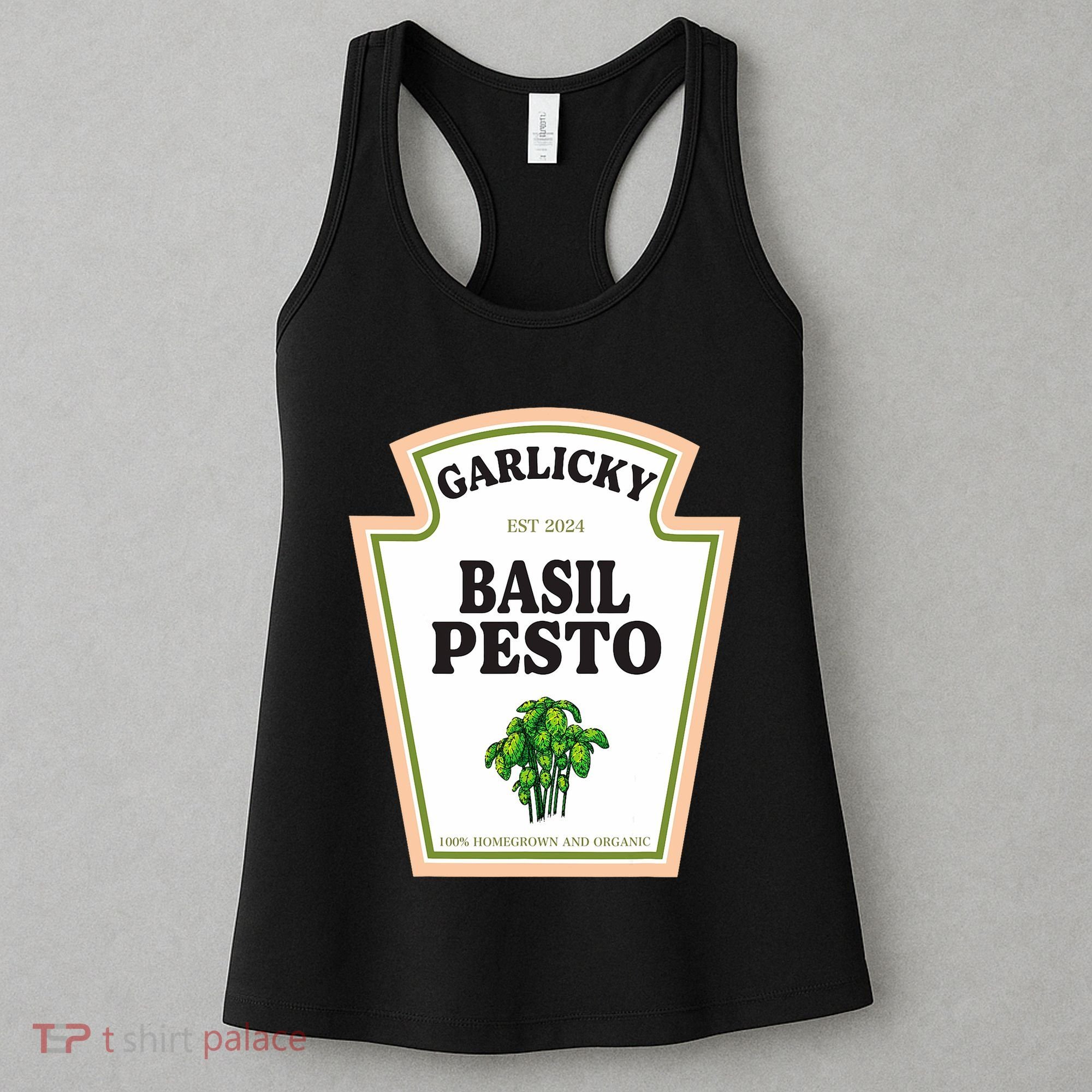 Garlicky Basil Pesto Condiment Costume Party Matching Women's Tank Top