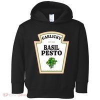 Garlicky Basil Pesto Condiment Costume Party Matching Toddler Hoodie thumb 0