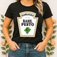 Garlicky Basil Pesto Condiment Costume Party Matching Women's T-Shirt thumb 2