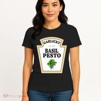 Garlicky Basil Pesto Condiment Costume Party Matching Women's T-Shirt thumb 4