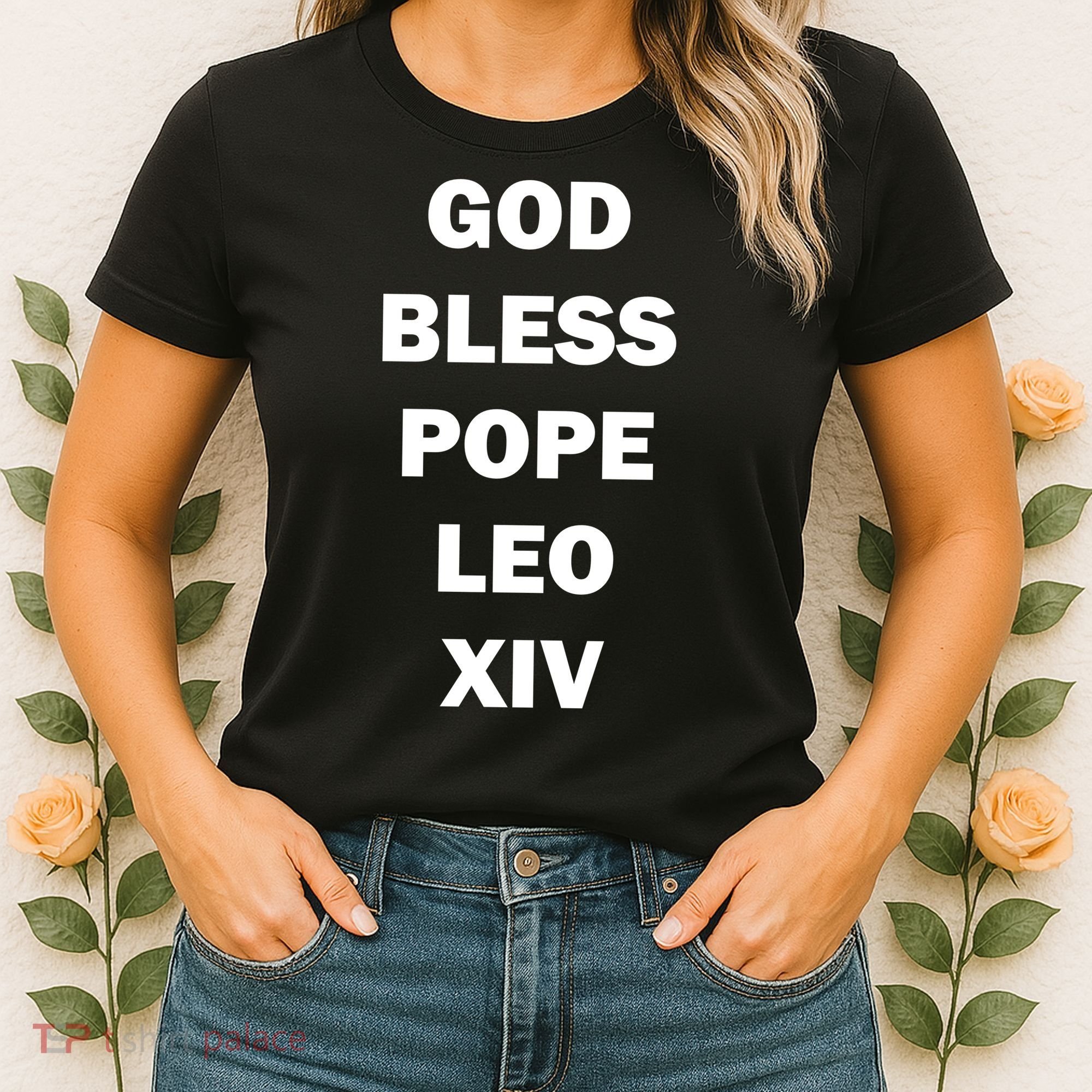 God Bless Pope Leo XIV Women's T-Shirt