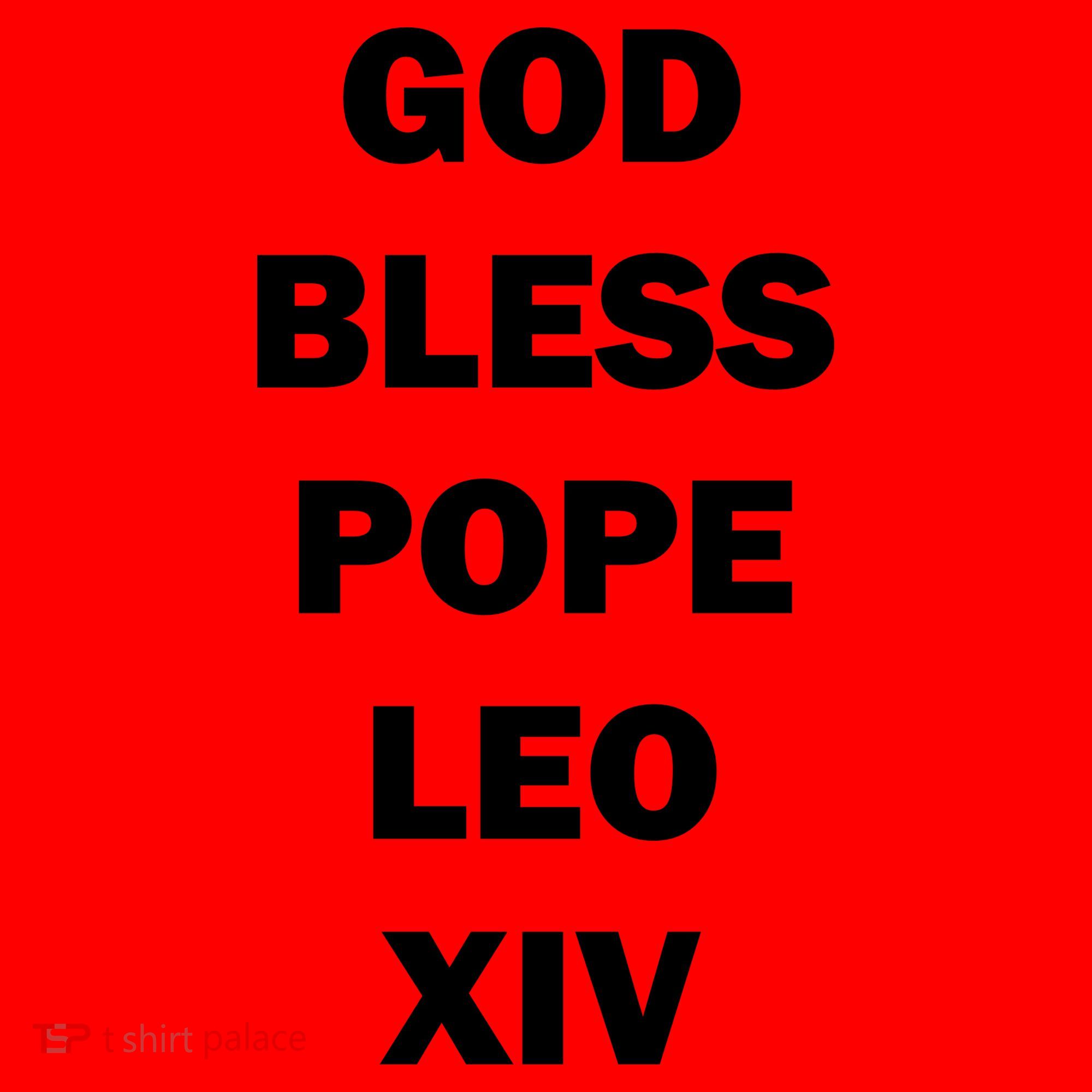 God Bless Pope Leo XIV Santa Hat