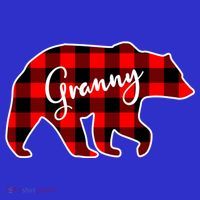 Granny Bear Red Plaid Matching Family Christmas Funny Gift Hoodie thumb 2