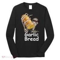 Garlic Bread Skeleton Funny Tees Long Sleeve Shirt thumb 0