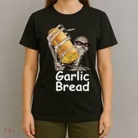 Garlic Bread Skeleton Funny Tees T-Shirt thumb 4