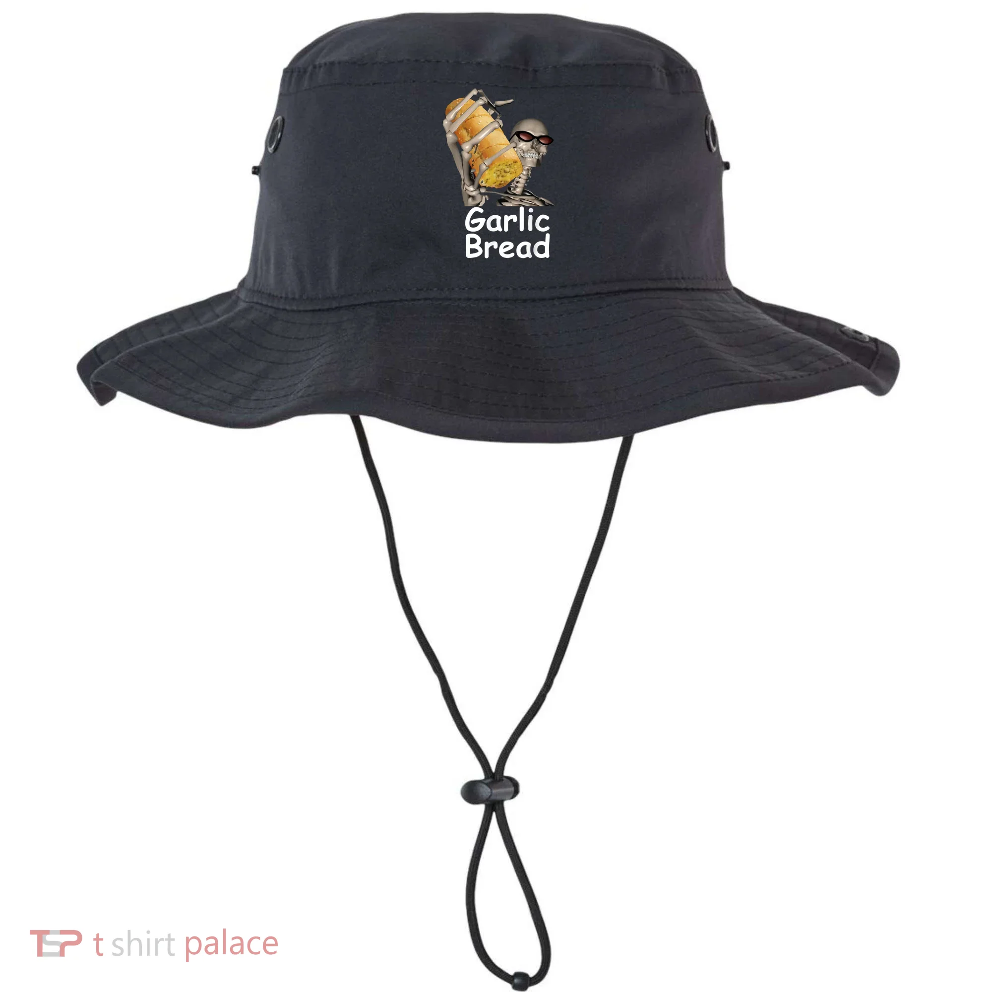 Garlic Bread Skeleton Funny Tees Bucket Hat