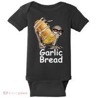Garlic Bread Skeleton Funny Tees Baby Bodysuit thumb 0