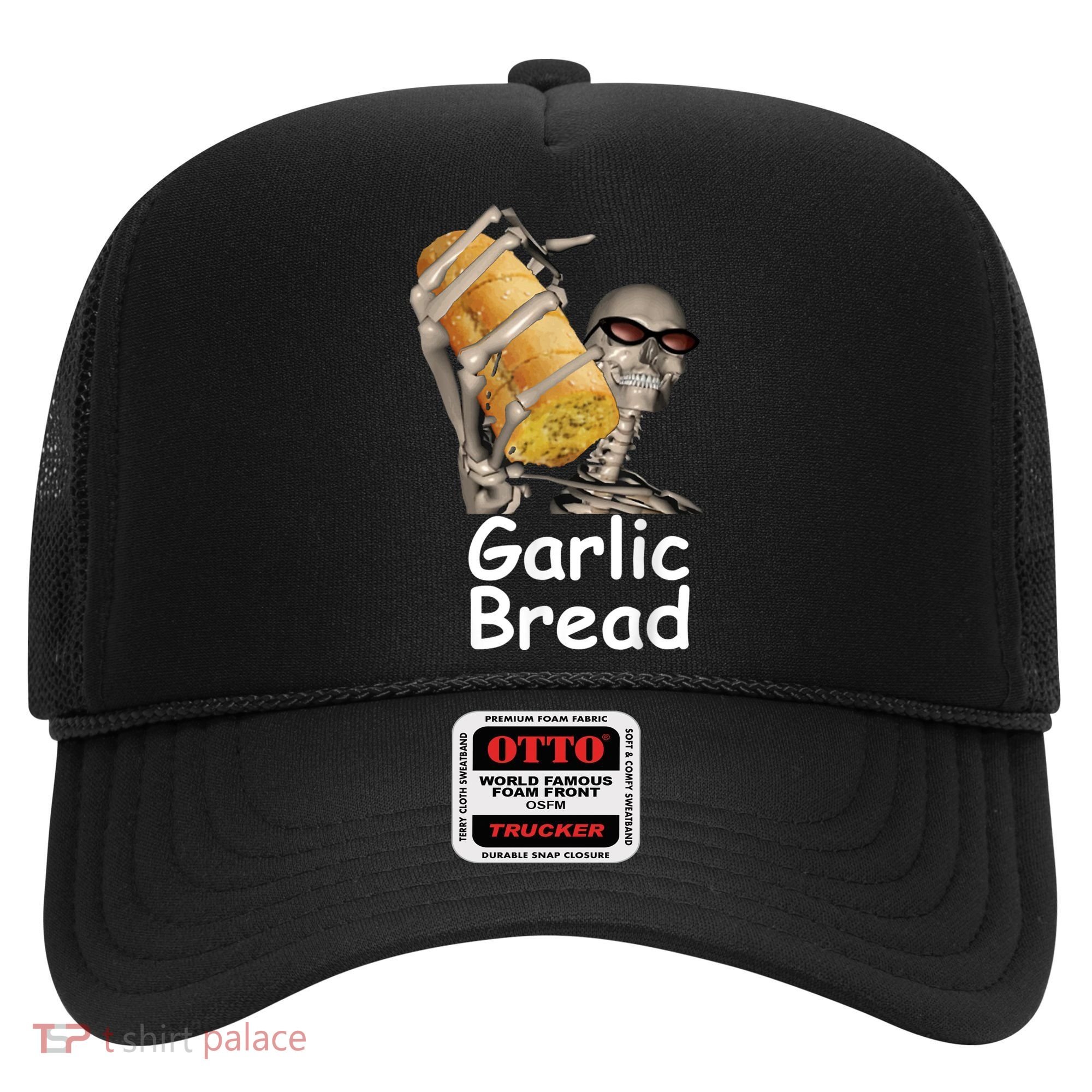 Garlic Bread Skeleton Funny Tees Hat