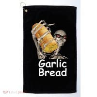 Garlic Bread Skeleton Funny Tees Golf Towel thumb 0