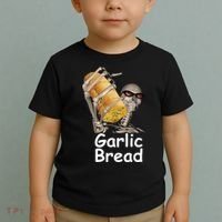 Garlic Bread Skeleton Funny Tees Toddler T-Shirt thumb 2