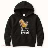 Garlic Bread Skeleton Funny Tees Kids Hoodie thumb 0
