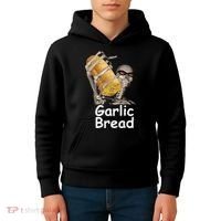Garlic Bread Skeleton Funny Tees Kids Hoodie thumb 4