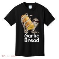 Garlic Bread Skeleton Funny Tees Kids T-Shirt thumb 0
