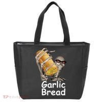 Garlic Bread Skeleton Funny Tees Tote Bag thumb 0